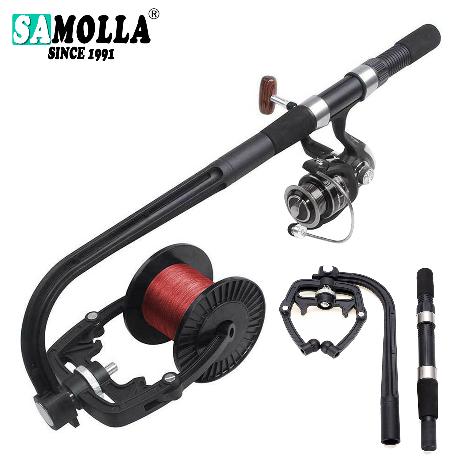 Spincast Reel - Carrete de hilo de pescar para
