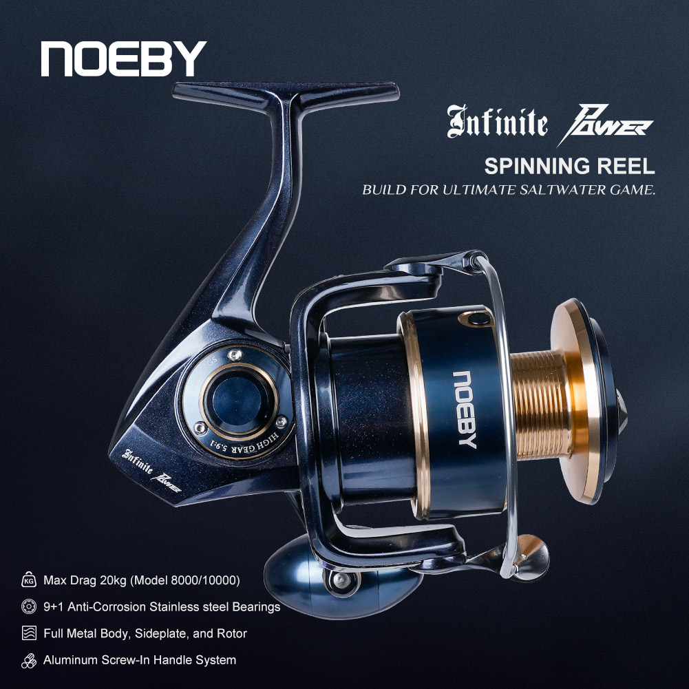 Surf Reel - Carrete de Pesca Giratorio Noeby Infinite